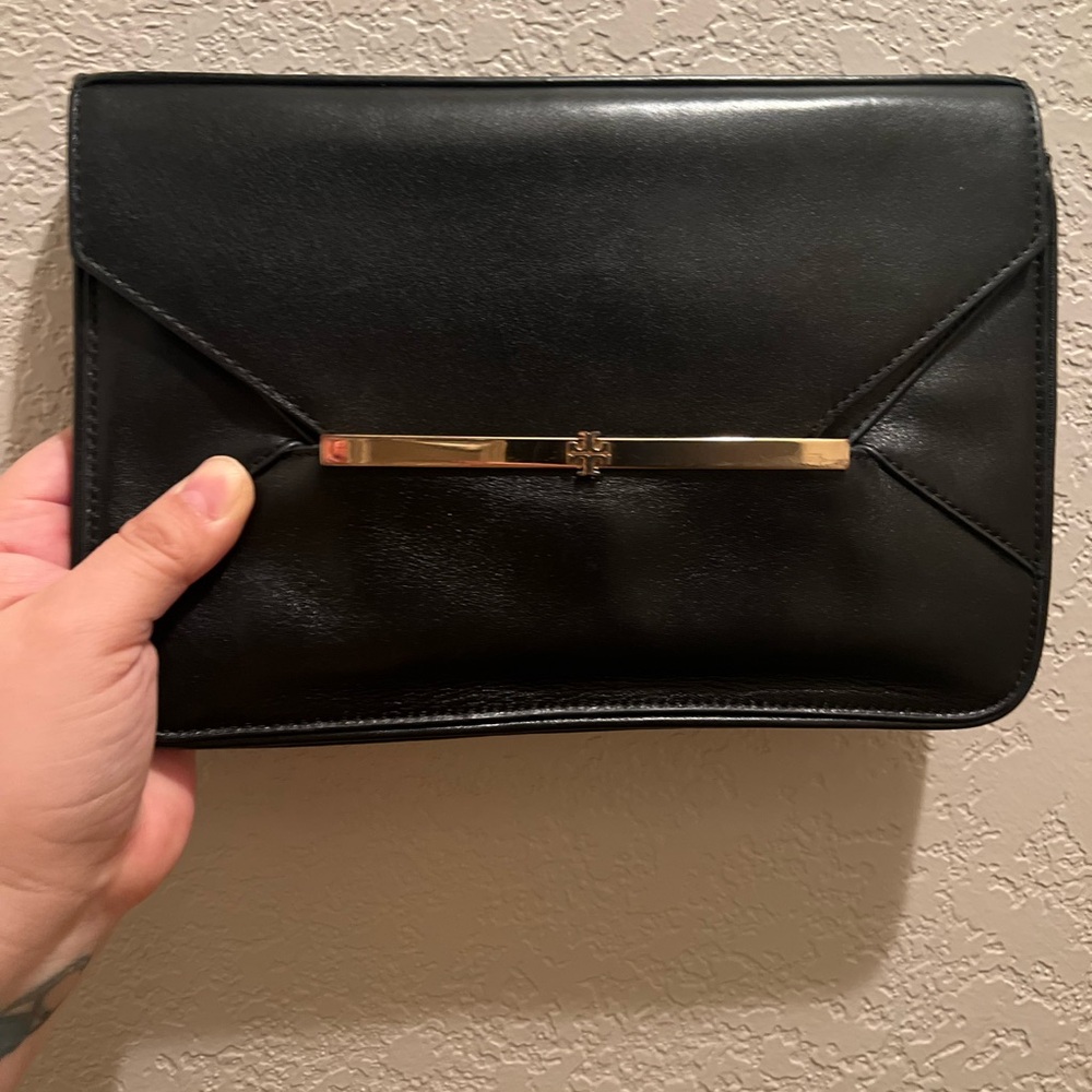 Tory Burch Black Clutch/Crossbody Bag